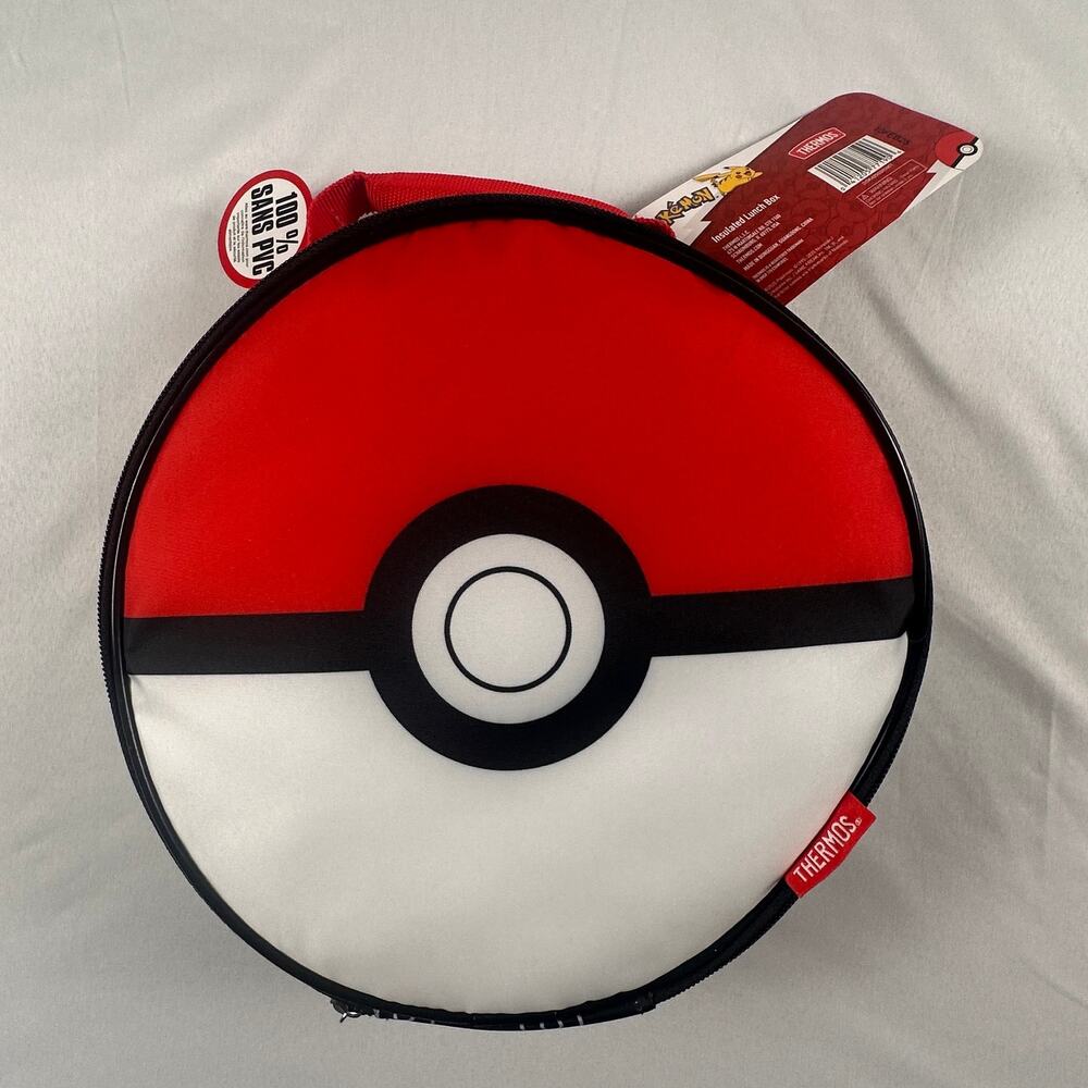 Pokemon Poké Ball Thermos Insulated Lunch Bag NWT